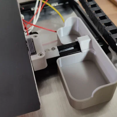 Voron 2.4 Purge Bucket - Gá lau nozzle dùng chổi silicon