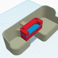 Voron 2.4 Purge Bucket - Gá lau nozzle dùng chổi silicon - Thumbnail 5
