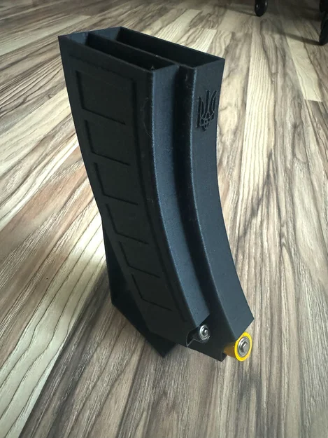 Khay đựng pin AA & AAA độc lạ thiết kế dạng băng đạn 3D - Image 1