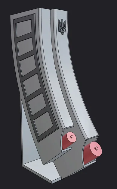 Khay đựng pin AA & AAA độc lạ thiết kế dạng băng đạn 3D - Image 3