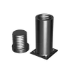 Chân đế tăng chỉnh độ cao cho tủ Ikea Alex - Giải pháp nâng cấp nội thất - Thumbnail 1
