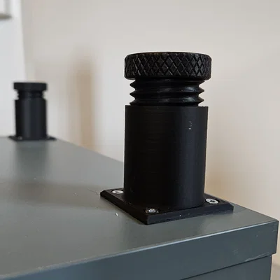 Chân đế tăng chỉnh độ cao cho tủ Ikea Alex - Giải pháp nâng cấp nội thất