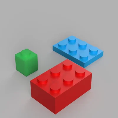 Gạch lắp ráp Lego tự in 3D: Thiết kế tham số linh hoạt