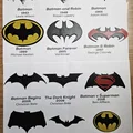 Bộ Sưu Tập Nam Châm Sự Tiến Hóa của Biểu Tượng Batman - Thumbnail 1
