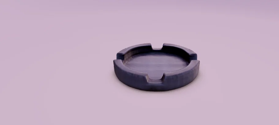 Mẫu gạt tàn thuốc 3D thiết kế tối giản, tinh tế cho không gian sống - Image 1