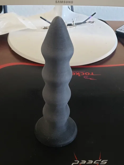 Mô hình Dildo gợn sóng kích thước trung bình - File in 3D chất lượng - Image 1