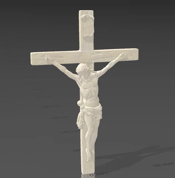 Mô hình tượng Chúa chịu nạn (Crucifico) 11cm tinh xảo để in 3D - Image 1