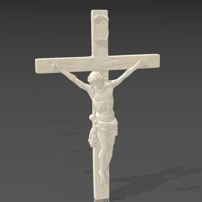 Mô hình tượng Chúa chịu nạn (Crucifico) 11cm tinh xảo để in 3D