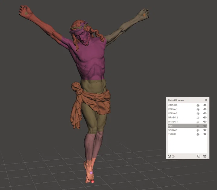 Mô hình tượng Chúa chịu nạn (Crucifico) 11cm tinh xảo để in 3D - Image 2