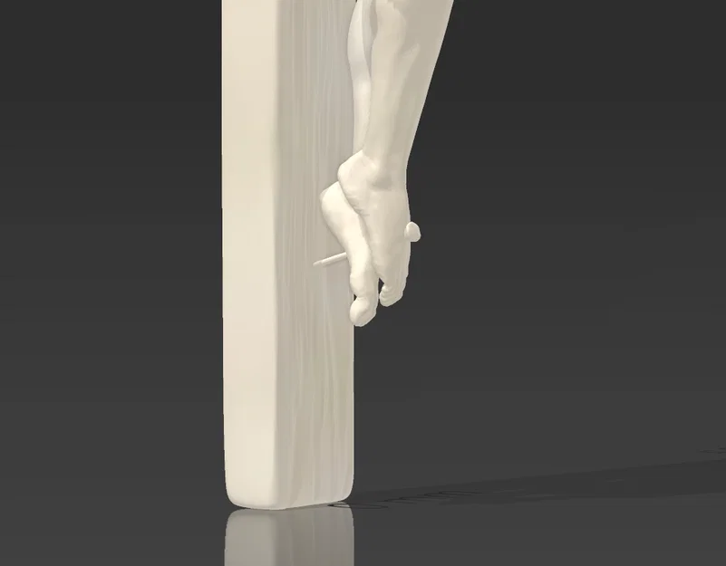 Mô hình tượng Chúa chịu nạn (Crucifico) 11cm tinh xảo để in 3D - Image 3