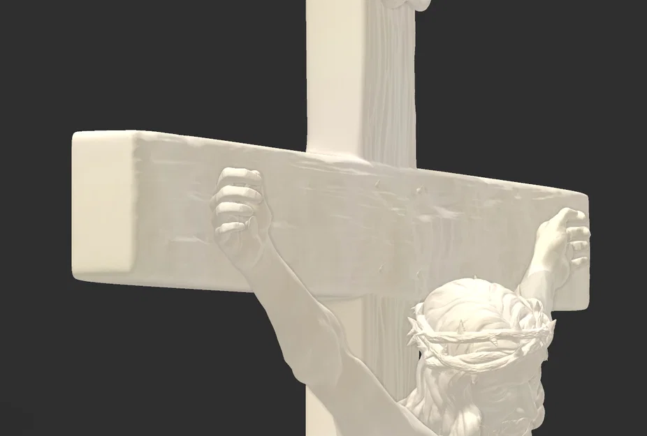 Mô hình tượng Chúa chịu nạn (Crucifico) 11cm tinh xảo để in 3D - Image 4