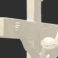 Mô hình tượng Chúa chịu nạn (Crucifico) 11cm tinh xảo để in 3D - Thumbnail 4
