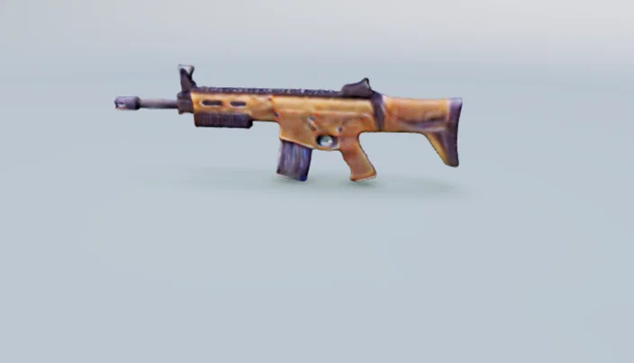 Mô hình súng trường Fortnite Scar in 3D cực chất cho game thủ - Image 1