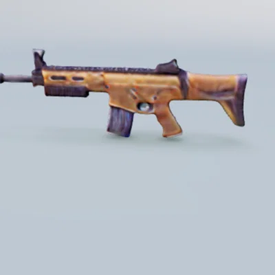 Mô hình súng trường Fortnite Scar in 3D cực chất cho game thủ