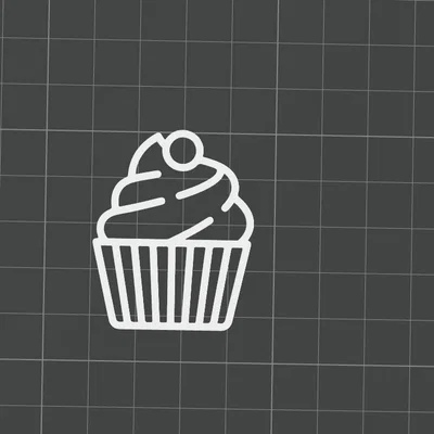 Tự in 3D bông tai hình bánh Cupcake siêu dễ thương tại nhà