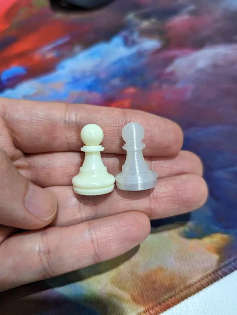 Mô hình quân tốt (Pawn) in 3D thay thế cho bộ cờ vua - Image 1