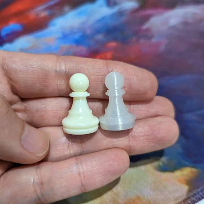 Mô hình quân tốt (Pawn) in 3D thay thế cho bộ cờ vua