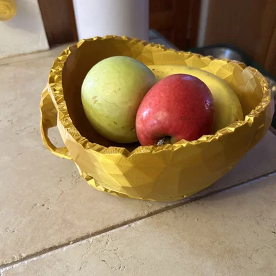 Tô đựng trái cây hình đầu lâu phong cách Semi-LowPoly