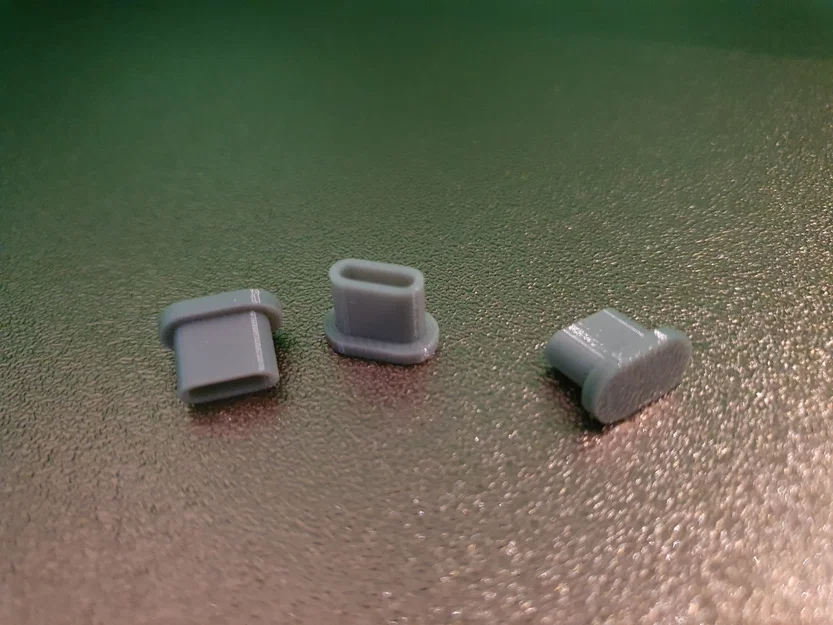 Nắp đậy bảo vệ cổng USB Typ C (USB Typ C Cap Female) in 3D - Image 1