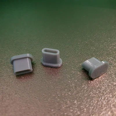 Nắp đậy bảo vệ cổng USB Typ C (USB Typ C Cap Female) in 3D