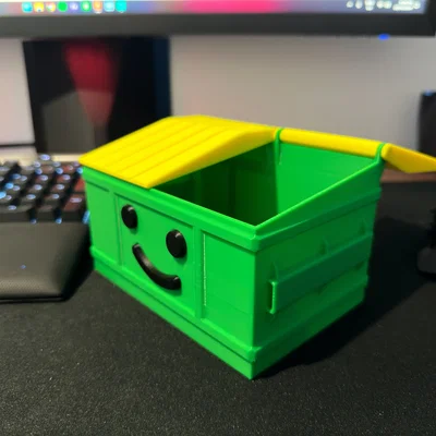 Thùng rác mini (Dumpster) đựng văn phòng phẩm