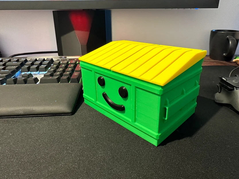 Thùng rác mini (Dumpster) đựng văn phòng phẩm - Image 2