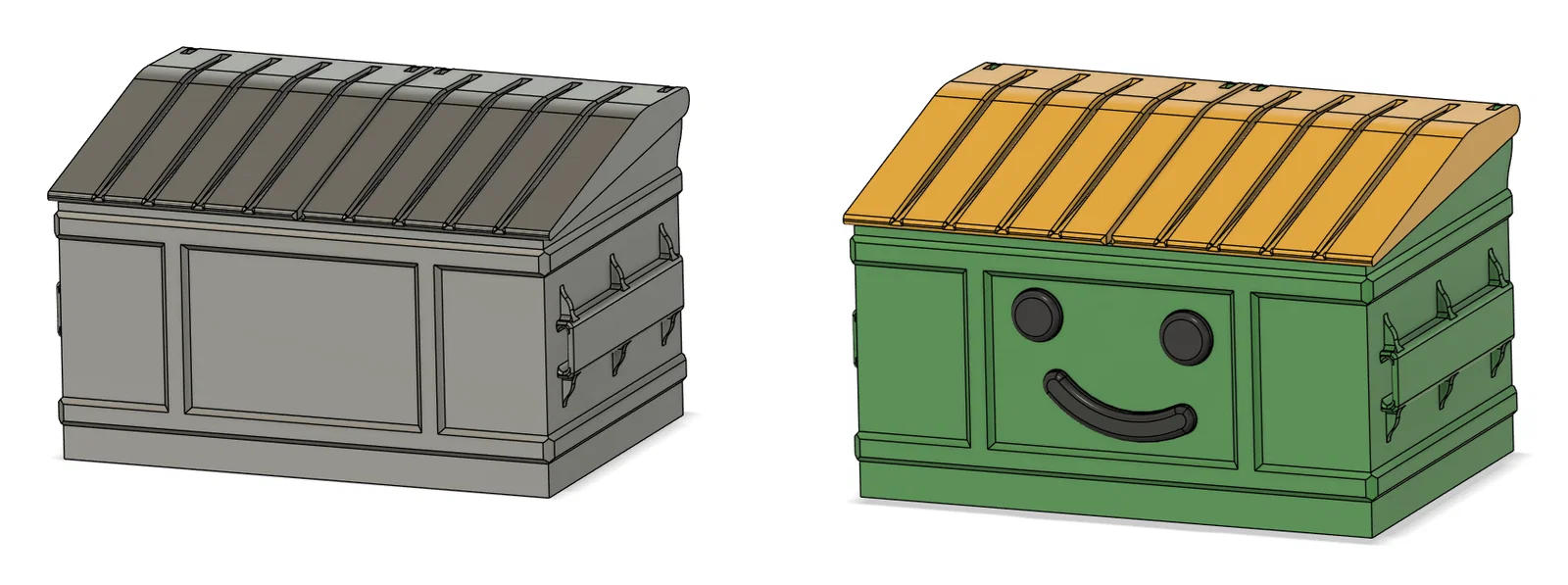 Thùng rác mini (Dumpster) đựng văn phòng phẩm - Image 3