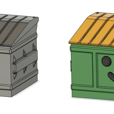 Thùng rác mini (Dumpster) đựng văn phòng phẩm