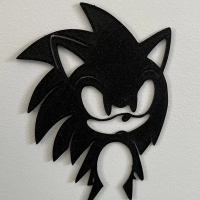 Tranh treo tường Sonic (Sonic Wall Art #1) in 3D trang trí độc đáo