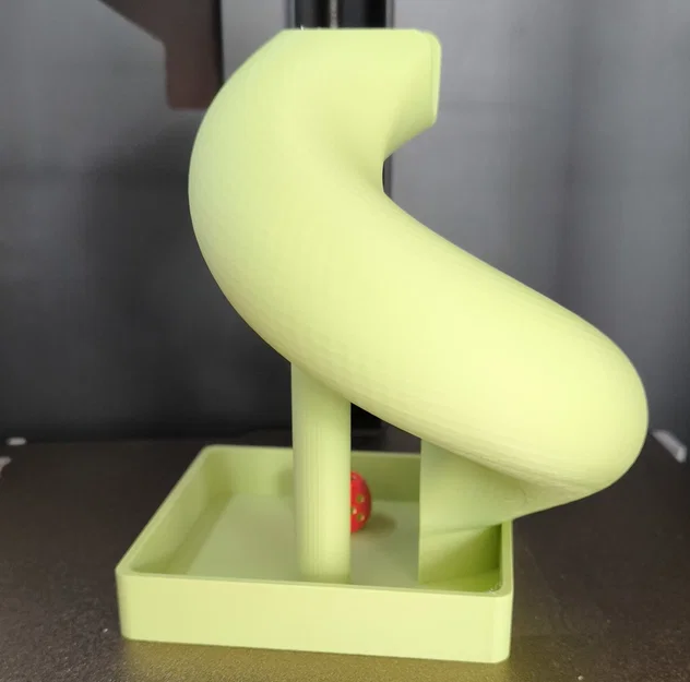 Tháp đổ xúc xắc (Dice Tower) kiểu trượt xoắn ốc - Print in Place - Image 2
