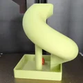 Tháp đổ xúc xắc (Dice Tower) kiểu trượt xoắn ốc - Print in Place - Thumbnail 2