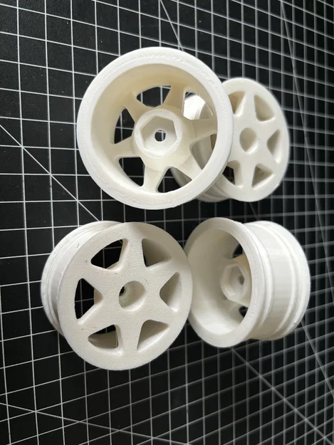 Mâm Tamiya TT 1:10 thiết kế Ceginus plain || Rộng: 26mm - Image 3