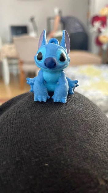 Móc khóa Stitch in 3D - Món quà nhỏ xinh cho người thương - Image 1