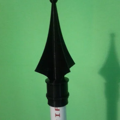 Finial Tetra - Mẫu chóp hàng rào trang trí Halloween