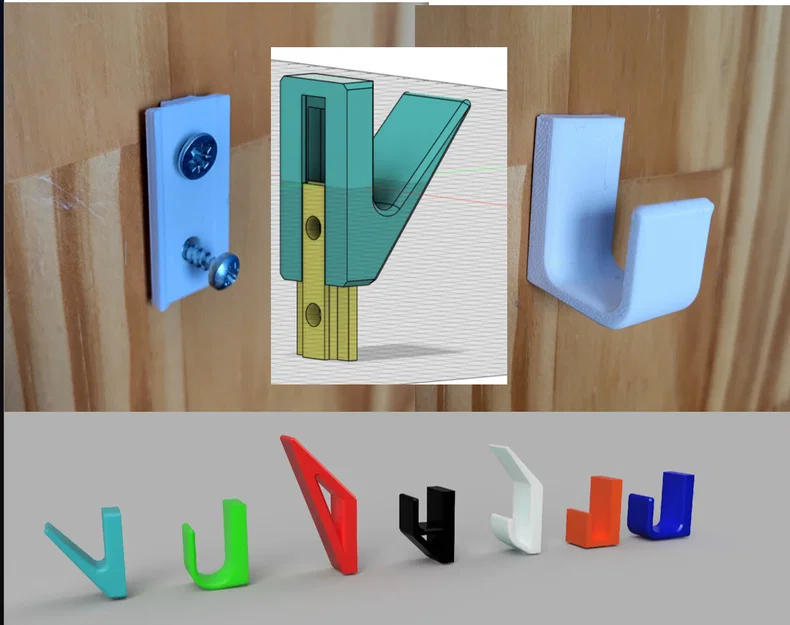 Móc treo tường ẩn ốc vít thông minh! - Image 1