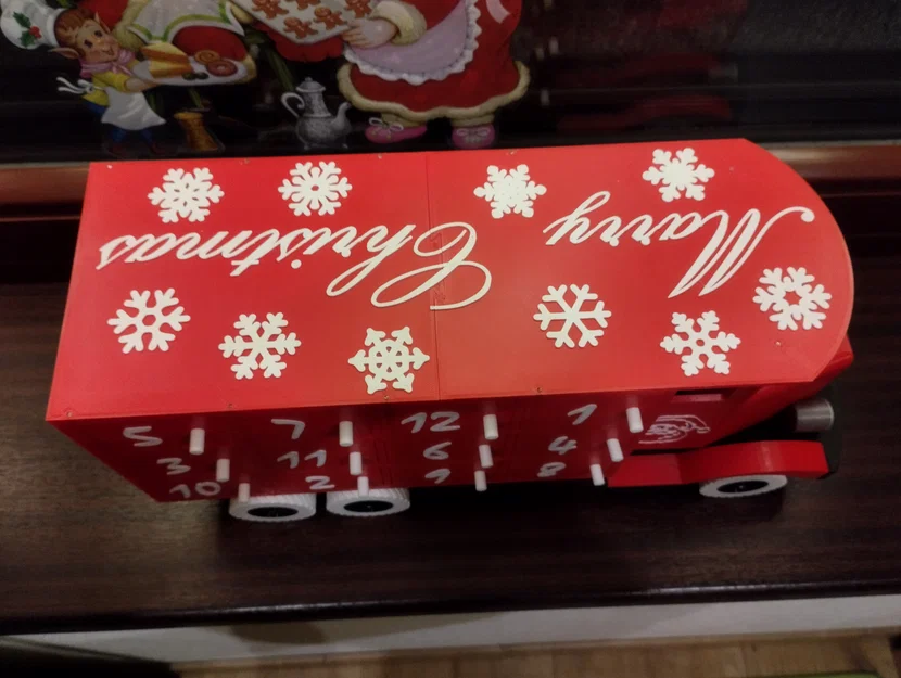 Mô hình xe tải cổ làm lịch đếm ngược Giáng sinh (Advent Calendar) - Image 6