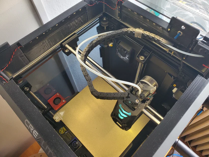 Giá đỡ nắp Creality K1 nâng cấp kèm bản lề và LED + file STEP - Image 3