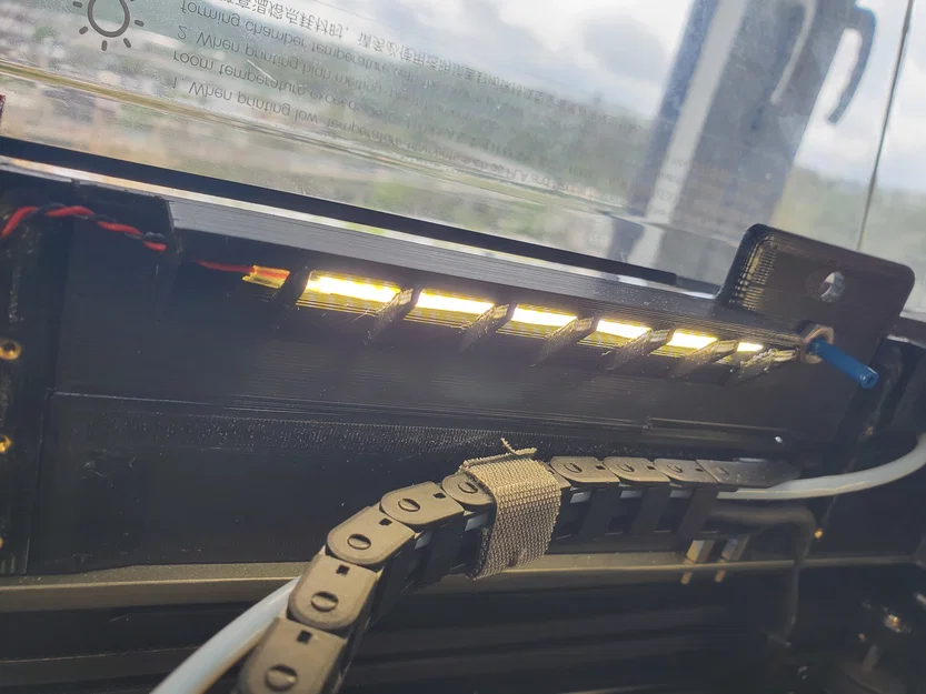 Giá đỡ nắp Creality K1 nâng cấp kèm bản lề và LED + file STEP - Image 6