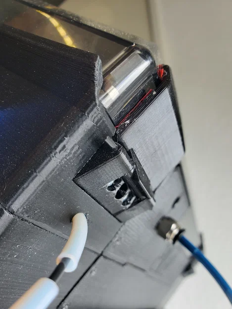 Giá đỡ nắp Creality K1 nâng cấp kèm bản lề và LED + file STEP - Image 11