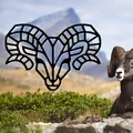 Mô hình trang trí treo tường đầu cừu RAM Wall Art độc đáo - Thumbnail 1