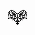 Mô hình trang trí treo tường đầu cừu RAM Wall Art độc đáo - Thumbnail 3