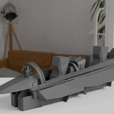 Mô hình buồng lái máy bay Universal Cockpit - Phụ kiện in 3D chất lượng