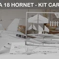 Mô hình lắp ráp Kit Card máy bay F/A 18F Super Hornet - Thumbnail 1