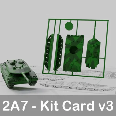 Mô hình Kit Card Leopard 2A7 v3