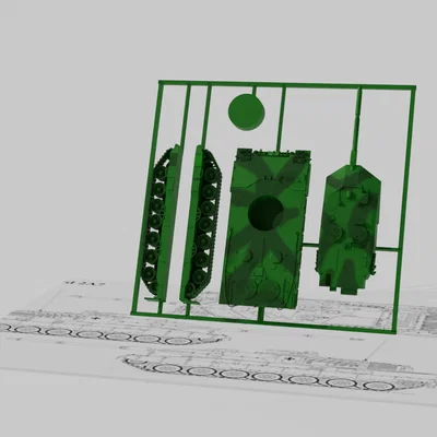 Mô hình Kit Card Leopard 2A7 v3
