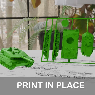 Mô hình Kit Card Xe tăng Leopard 2A7 v2