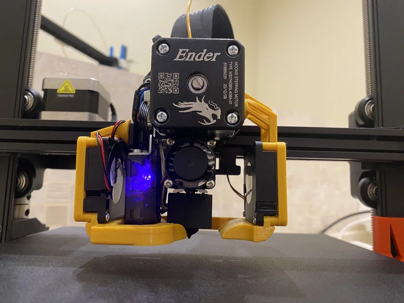 Bộ tản nhiệt và ốp quạt kép 4010 cho Creality Ender 3 V3 SE - Image 7
