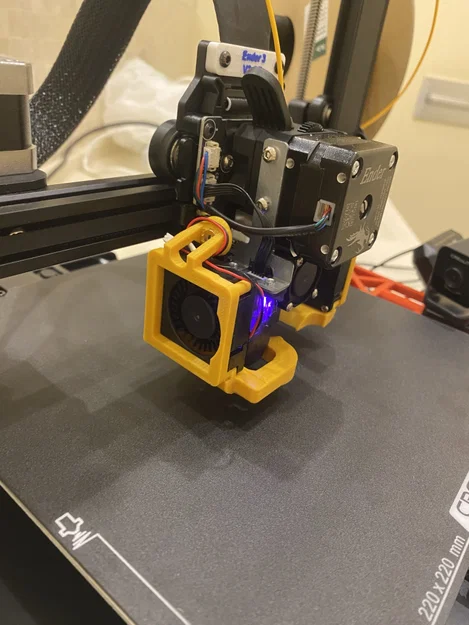 Bộ tản nhiệt và ốp quạt kép 4010 cho Creality Ender 3 V3 SE - Image 8