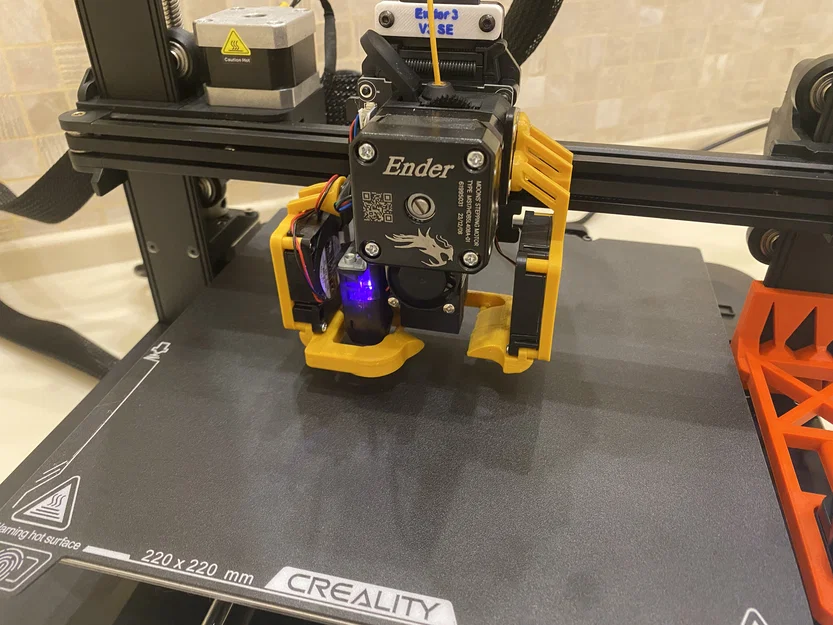 Bộ tản nhiệt và ốp quạt kép 4010 cho Creality Ender 3 V3 SE - Image 9