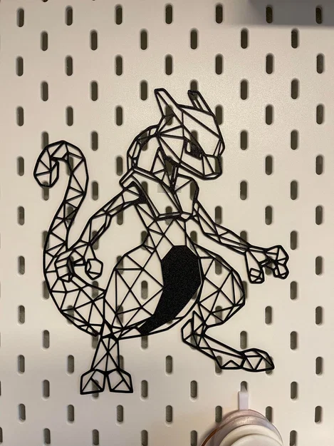 Mewtwo Geometric Low Poly - Image 3